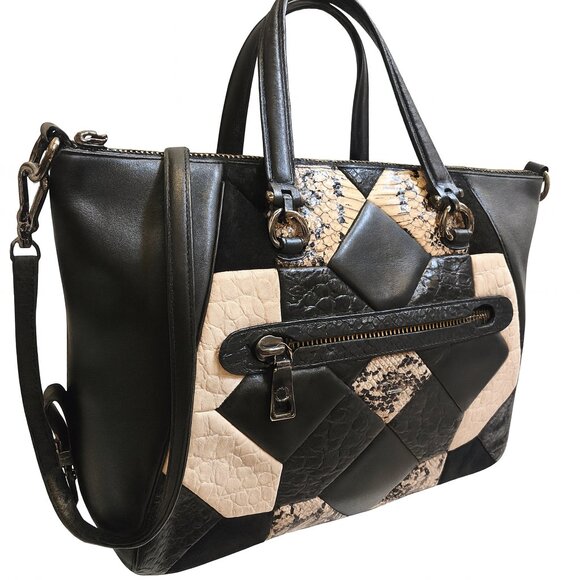 Vintage COACH Canyon Quilt Primrose Patchwork Satchel EUC C1681-38295 - Picture 3 of 8